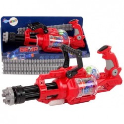 Electric Gun Rotating Cannon Light Sound Red