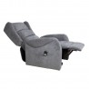 Recliner armchair BARRY with lifting mechanism, grey
