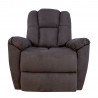 Recliner armchair SUPERB with lifting mechanism + massage, grey