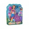 Children's Doll Rainbow Mermaid Magic Tail Soap Bubbles