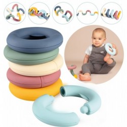 Smoby Little Educational Rings Puzzle Rings for Children 12 pieces