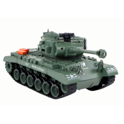 Leopard RC Tank Remote Controlled Cannon 1:18 Gray