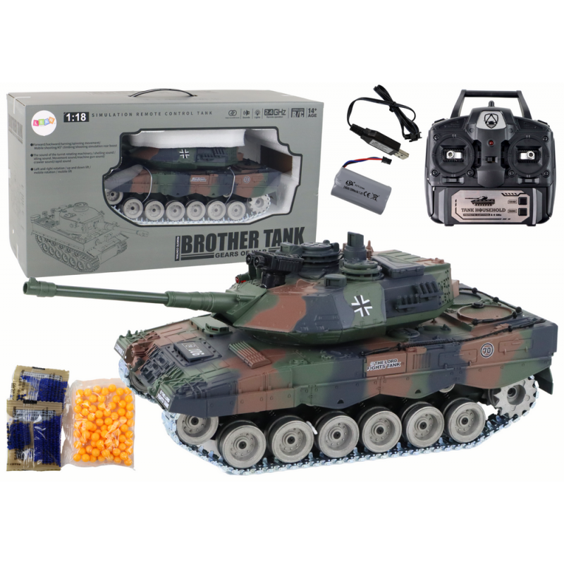 German Leopard RC 1:18 Remote Controlled Tank