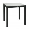 Table WICKER 73x73xH71cm, black