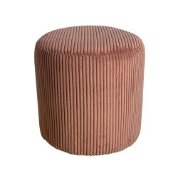 Ottoman INES D41xH40,5cm, pink