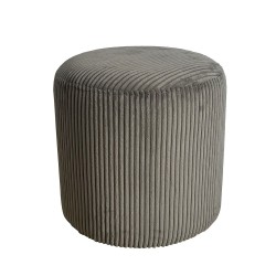 Ottoman INES D41xH40,5cm, grey