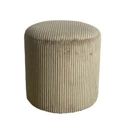 Ottoman INES D41xH40,5cm, greyish beige