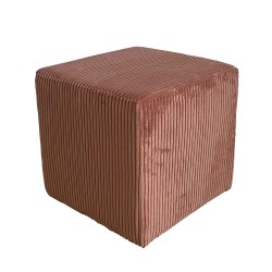 Ottoman PAULA 41x41xH40,5cm, pink