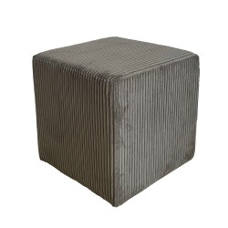 Ottoman PAULA 41x41xH40,5cm, grey