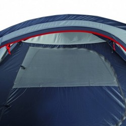 Tent Kira 3, lightgrey/darkgrey/red