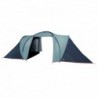 Tent Como 4, lightgrey/darkgrey/red