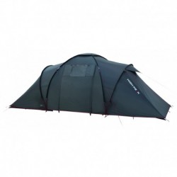 Tent Como 6, darkgrey/red