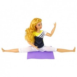 Baby Doll Yoga Mat Long Blonde Hair