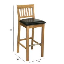 Bar stool LAURA oak