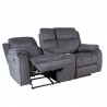 Recliner sofa GENTRY 2-seater, manual, grey