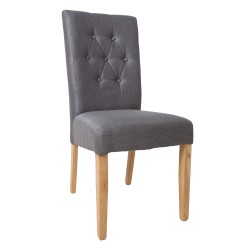 Обеденный стул QUEEN 64x46xH102см, серый