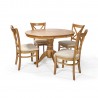 Dining set MIX & MATCH round table and 4 chairs