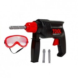 Toy Drill with Safety Glasses - Tools for Children