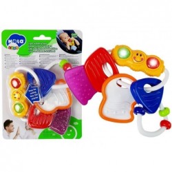 Colorful Rattle Glowing Keys Teether LED