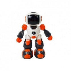 Robot Remote Controlled by Infrared Watch Sound Light Recording Orange