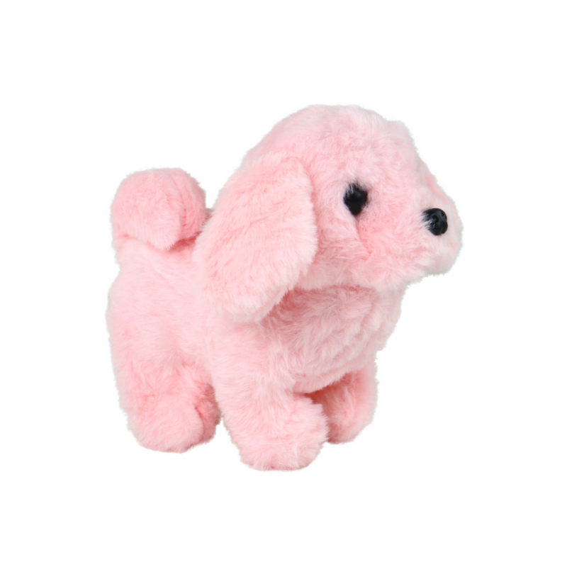 Walking Dog Interactive Toy Barking Pink