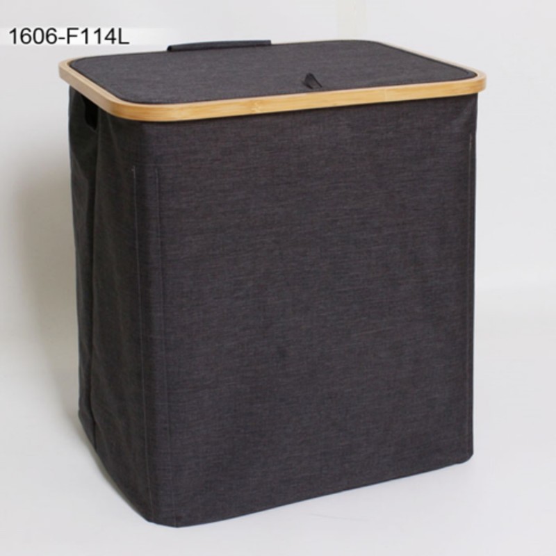 Laundry basket MAX GREY 45x36xH54cm, dark grey