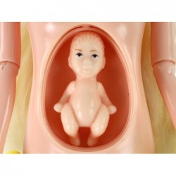 Doll Pregnant Mom Baby Doll Yellow Pregnancy