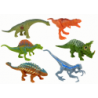 Set of Dinosaur Figures Different Types 6 Pieces