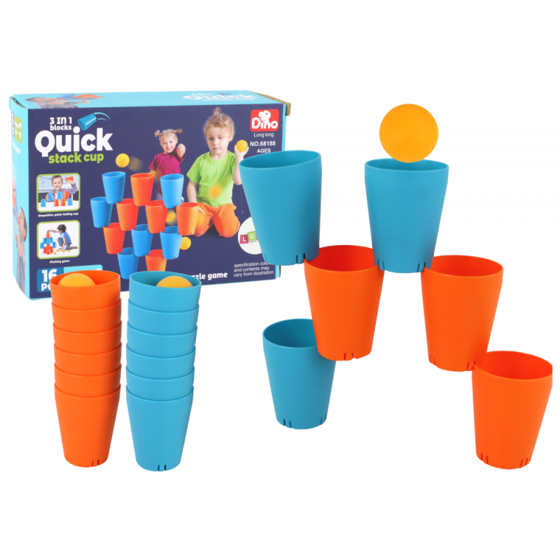 Sensory Game Mugs 3in1 Creative 16 Pieces Puzzle