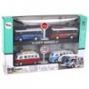 Campers Buses With Friction Drive 1:87 4 Pieces