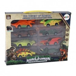 Set of springs, Dinosaurs, Colorful cars, 8 pieces