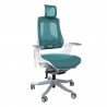 Task chair WAU teal blue white