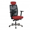 Task chair TUNE dark red black