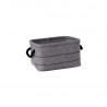 Basket MAX FELT-4, 32x23xH18cm, light grey