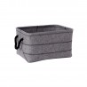 Корзина MAX FELT-2, 40x29x22см, светло-серый войлок