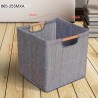 Basket MAX MILO 35x32xH34cm, grey