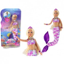 Mermaid Doll Purple Long...