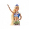 Mermaid Doll Blue Long Blonde Hair Mermaid Tail Sequins