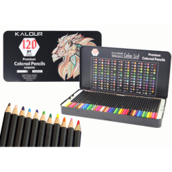 Premium Crayons Set 120 pcs. Various Shades Color List