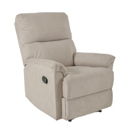 Recliner armchair GUSTAV, taupe