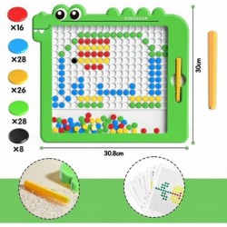 WOOPIE magnettahvel lastele Montessori MagPad dinosaurus