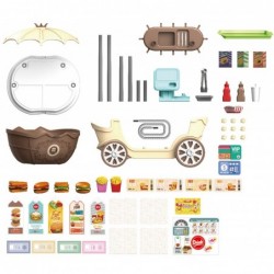 WOOPIE FastFood Shop on Wheels Käru Wlizka 59 tarvikud 4in1