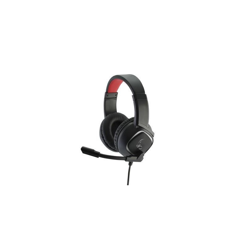 MEDIARANGE HEADSET GAMING GS301/BLACK/RED MRGS301