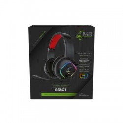 MEDIARANGE HEADSET GAMING GS301/BLACK/RED MRGS301