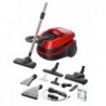 Vacuum Cleaner BOSCH BWD421PET Canister/Wet/dry/Aquafilter 2100 Watts Black / Red Weight 7 kg BWD421PET