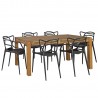 Dining set CHICAGO NEW table, 6 chairs (30027)
