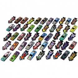 Set of 50 pieces of springs, colorful toy cars