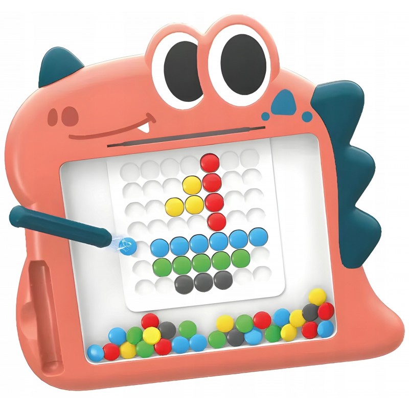 WOOPIE magnettahvel lastele Montessori MagPad dinosaurus