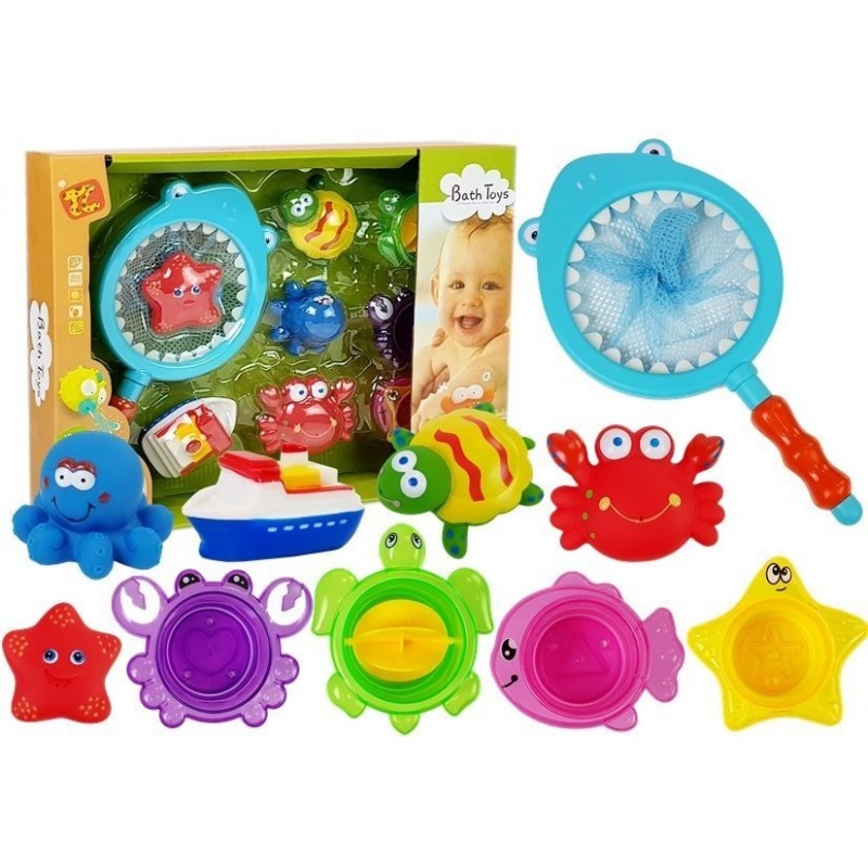 Play Bath Toy Track Sliding Duck Set 44 Elements, Toys \ Bath toys