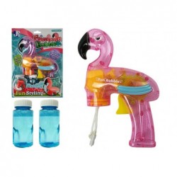 Soap Bubble Gun Flamingo Pink
